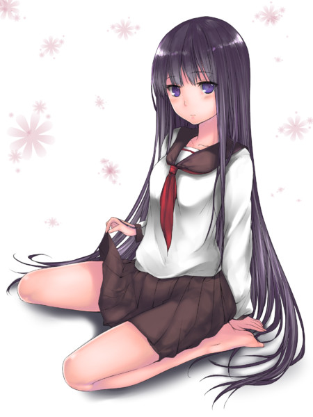 セーラー服の女の子 W Elle さんのイラスト ニコニコ静画 イラスト