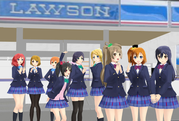 ｍｍｄ ラブライブ ローソンキャンペーンを再現 してみた 坂倉 Sakakura さんのイラスト ニコニコ静画 イラスト