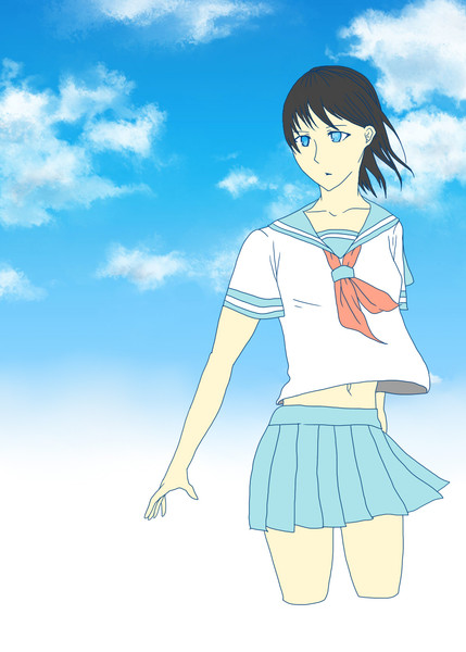 夏空とセーラー Toya さんのイラスト ニコニコ静画 イラスト