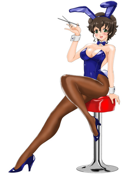 秋山好子バニーガール Arukioune さんのイラスト ニコニコ静画 イラスト