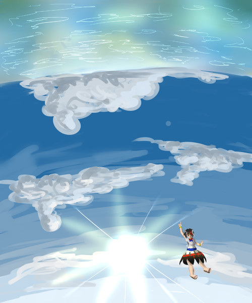 ４日目 反転の空 Taro さんのイラスト ニコニコ静画 イラスト