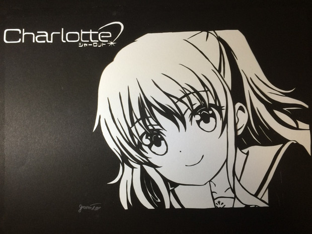 切り絵 Charlotte シャーロット 友利奈緒 Gumio さんのイラスト ニコニコ静画 イラスト