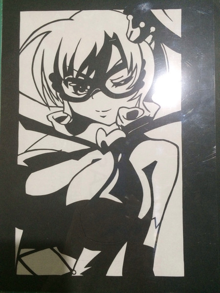 怪盗アルセーヌ様 切り絵 カフェオーレ さんのイラスト ニコニコ静画 イラスト