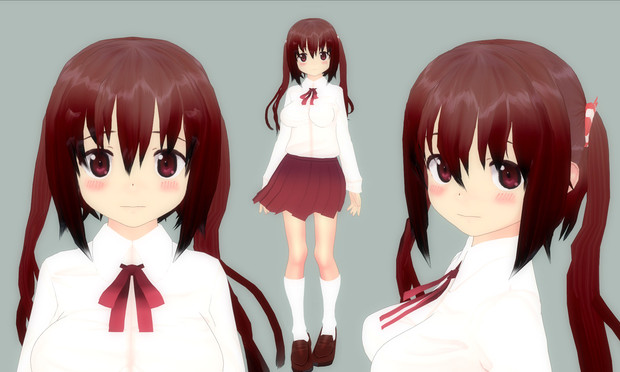 海老名菜々 3d よねすけ さんのイラスト ニコニコ静画 イラスト