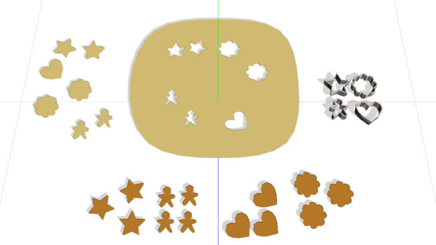 【MMD】クッキー作りセット【アクセサリ配布】