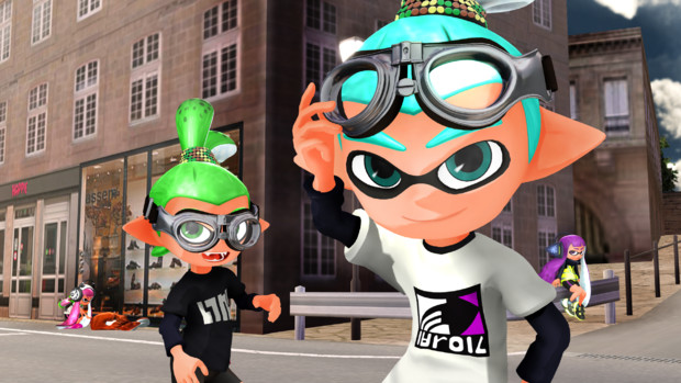 Mmdスプラトゥーン イカボーイにゴーグルつけました きの さんのイラスト ニコニコ静画 イラスト