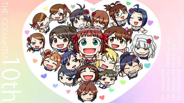 アイドルマスター10周年 浪岡 西人 さんのイラスト ニコニコ静画 イラスト