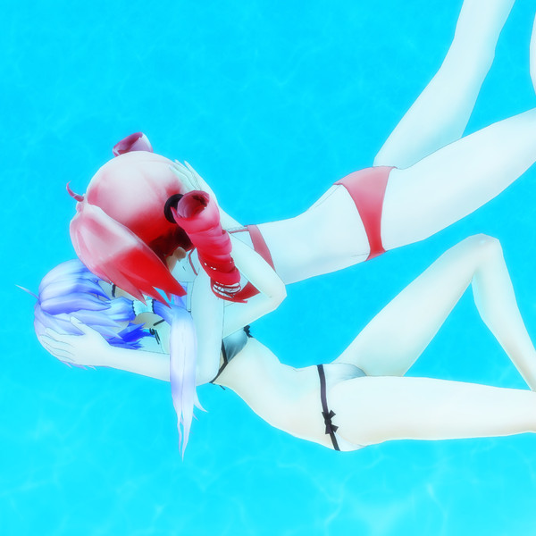 水中キス 柊 W さんのイラスト ニコニコ静画 イラスト