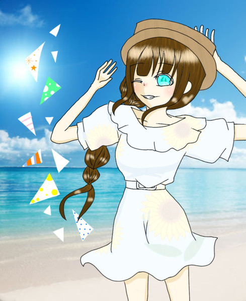 そるべさん 夏ワンピースver 藤白 さんのイラスト ニコニコ静画 イラスト