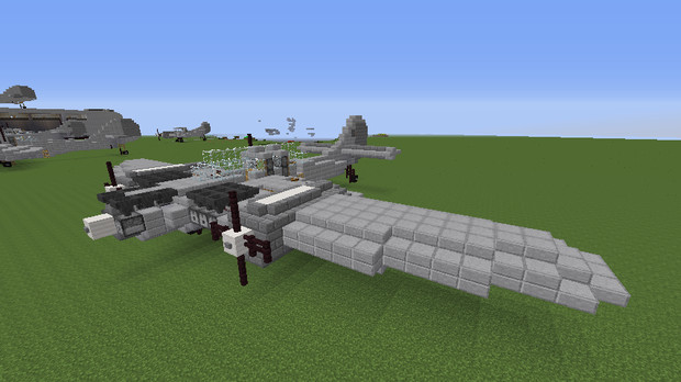 Minecraft 五六式陸上重戦闘攻撃機 ホワイトスノー共和国 ケイ さんのイラスト ニコニコ静画 イラスト
