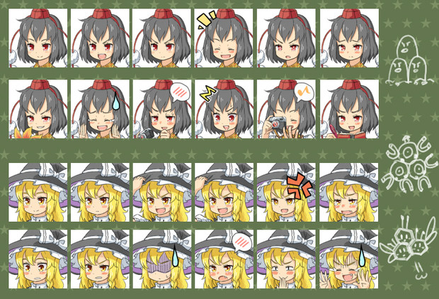 クッキー三期アイコン ニコニコ静画 イラスト