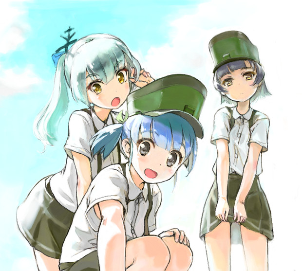 おやおや 提督の周りに駆逐艦が集まってきましたねぇ ムツゴロウさん風 ちくわ さんのイラスト ニコニコ静画 イラスト