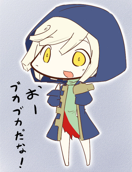 イラスト フード かぶる