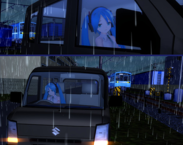 雨の中 祐遊 車中漫談p さんのイラスト ニコニコ静画 イラスト