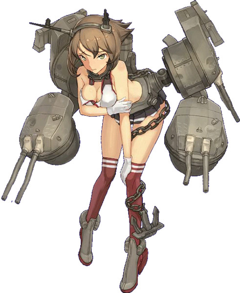 艦これ おめめパチパチgif 陸奥ver中破 ちゃんろー さんのイラスト ニコニコ静画 イラスト