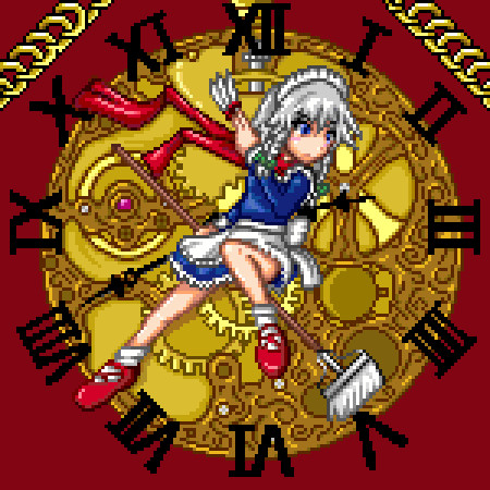 【GIFアニメ】紅魔館のメイド長（妖々夢ver）