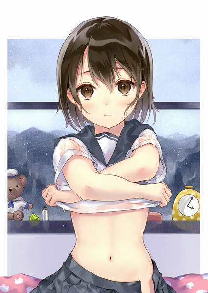 あっち向いてて はねこと さんのイラスト ニコニコ静画 イラスト