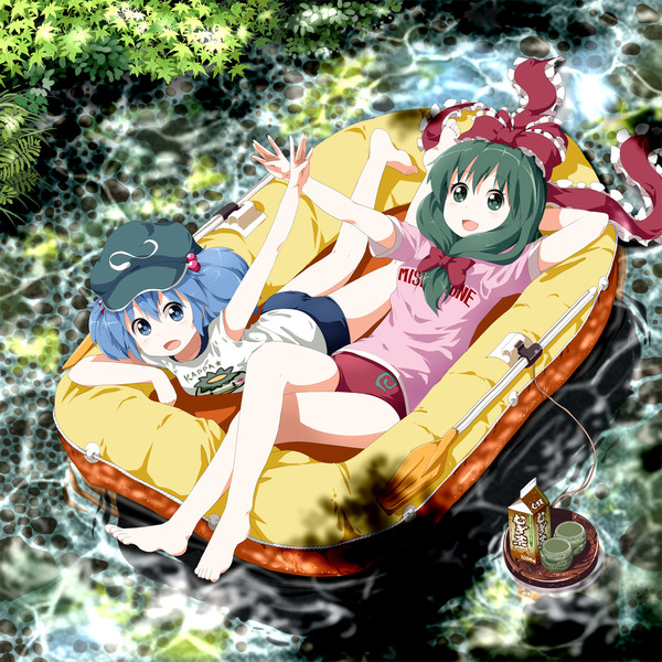 流し雛と河童の川流れ るう さんのイラスト ニコニコ静画 イラスト
