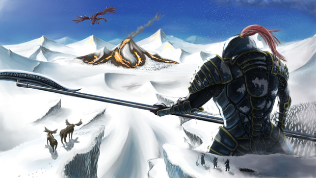 修行中 雪原描いてみた かどなむ さんのイラスト ニコニコ静画 イラスト