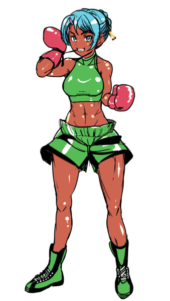 元気ボクサー娘 ジョフスパ さんのイラスト ニコニコ静画 イラスト