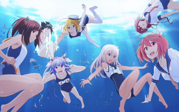 海の中からこんにちはー 桔梗ハルカ さんのイラスト ニコニコ静画 イラスト