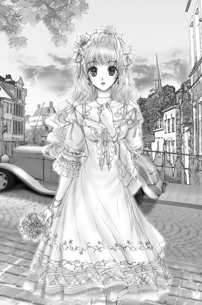 ヨーロッパ風の女の子 Kitsukawaayako さんのイラスト ニコニコ静画 イラスト