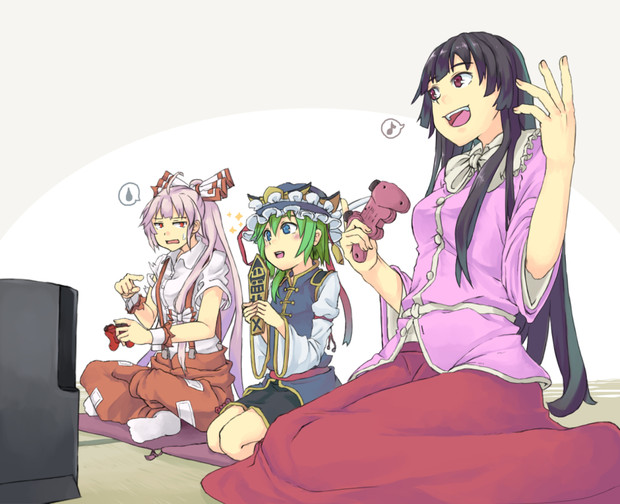 格ゲーする東方勢 むみゅう さんのイラスト ニコニコ静画 イラスト