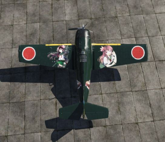 Warthunder F4f如月スキン 艦これ Kal さんのイラスト ニコニコ静画 イラスト