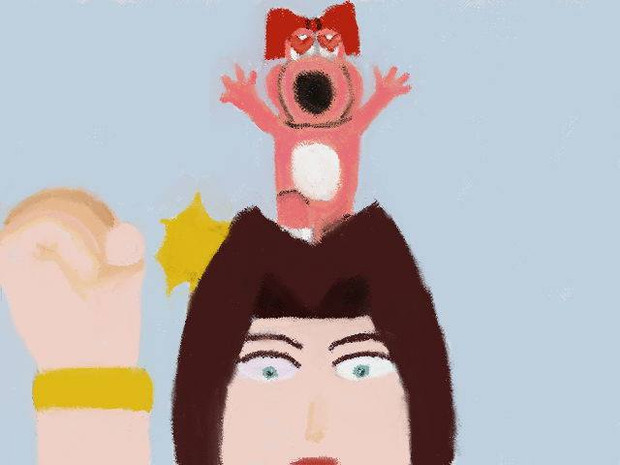オカマ恐竜に追われるイケメンナルシスト ルイージファン さんのイラスト ニコニコ静画 イラスト