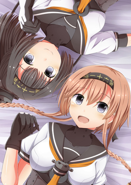 秋月と照月と着任初日は寝ないで今まで何があったか話続けたい まさma さんのイラスト ニコニコ静画 イラスト