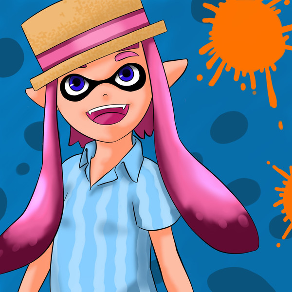 イカンカン帽子のイカちゃん Nanasi さんのイラスト ニコニコ静画 イラスト