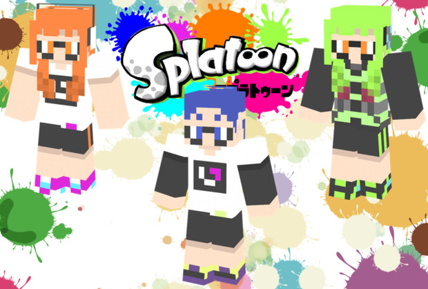 マイクラスキン スプラトゥーン 玄米ジャンキー さんのイラスト ニコニコ静画 イラスト