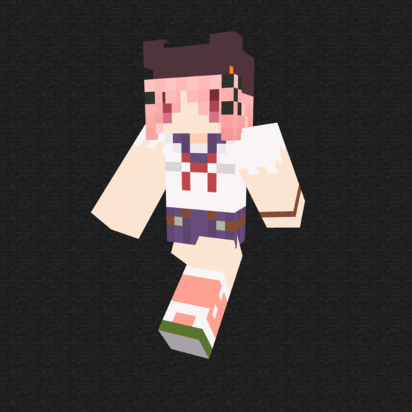 Minecraftで丈槍 由紀 がっこうぐらし スキンイメージ たま社長 さんのイラスト ニコニコ静画 イラスト