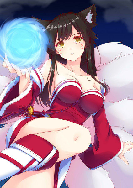 Ahriはかわいいんご こげ肉 さんのイラスト ニコニコ静画 イラスト