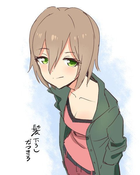 髪下ろしなつきち ケム さんのイラスト ニコニコ静画 イラスト