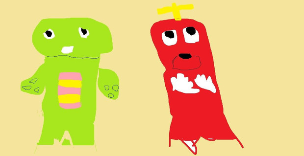 ガチャピンとムック ニコニコ静画 イラスト