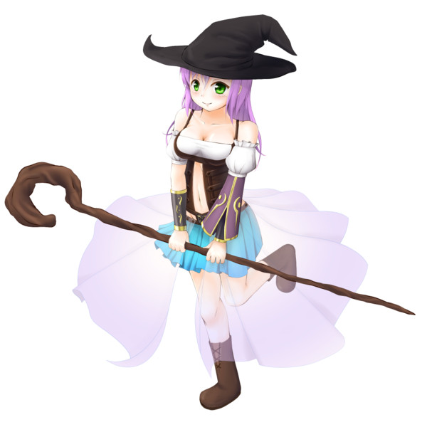 英雄rpg 魔法使い見習い 女 ストレイタ さんのイラスト ニコニコ静画 イラスト