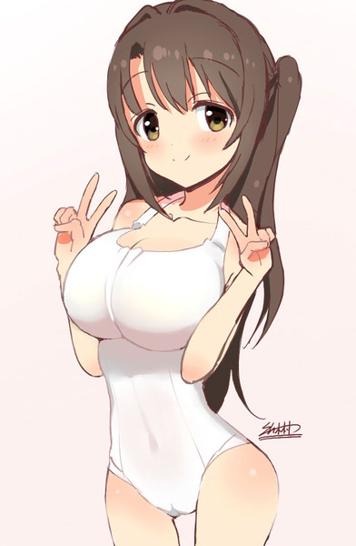 白スクしまむー ケム さんのイラスト ニコニコ静画 イラスト
