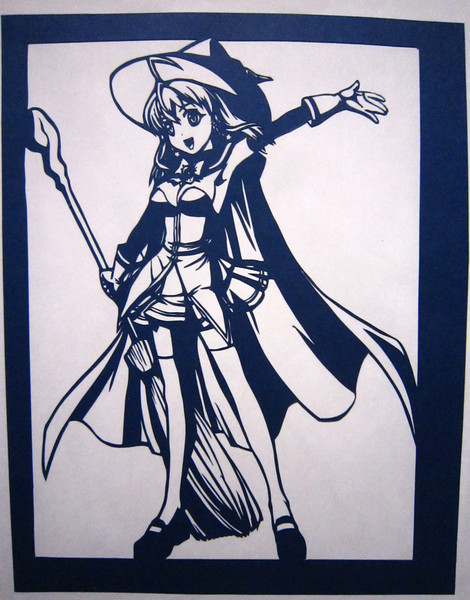 切り絵 マジカルハロウィン アリス ウィッシュハート 12作目 シューミ さんのイラスト ニコニコ静画 イラスト