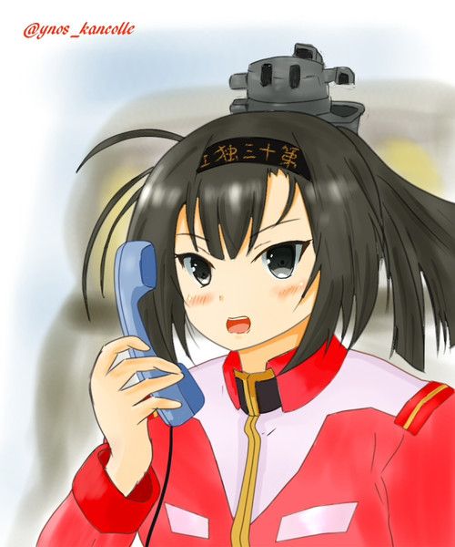 秋月艦長 左舷 弾幕薄いぞ 何やってんの ニコニコ静画 イラスト