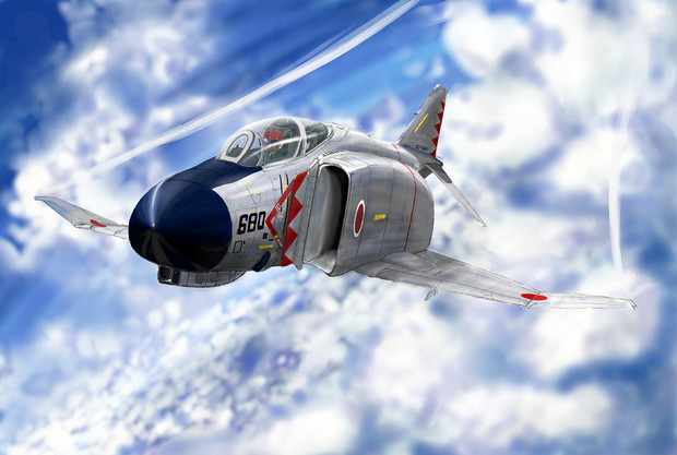 戦闘機かいてみた F 4ej改ファントム Ver1 5 なんでも さんのイラスト ニコニコ静画 イラスト