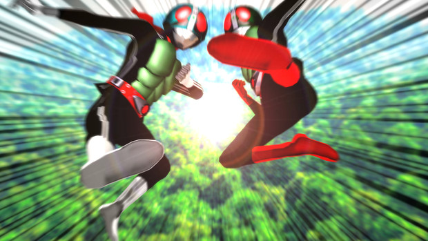 ライダーダブルキック 闇の人 さんのイラスト ニコニコ静画 イラスト