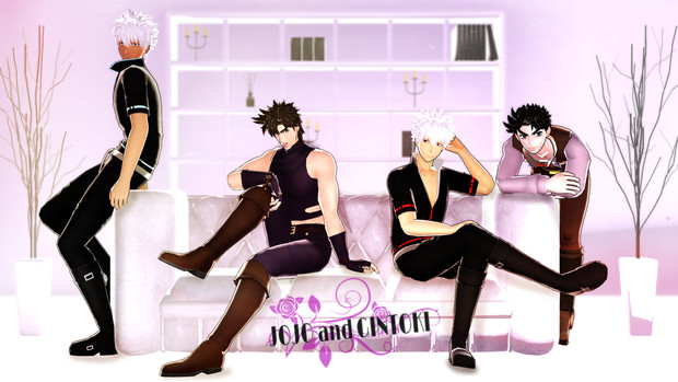 クロスオーバー注意 Jojo And Gintoki すぎと さんのイラスト ニコニコ静画 イラスト