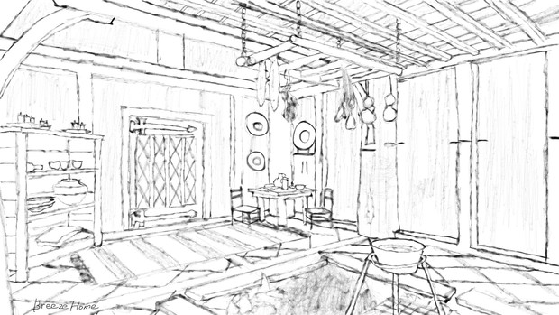 Skyrim自宅スケッチ Katuwo かつを さんのイラスト ニコニコ静画 イラスト