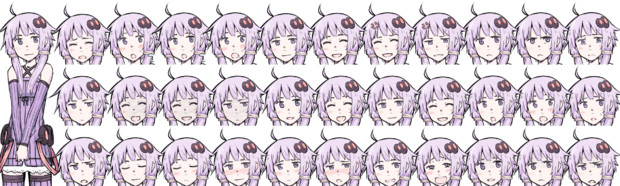ゆかりん立ち絵作ってみた 表情参考 たすけ さんのイラスト ニコニコ静画 イラスト