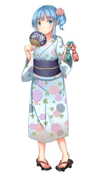 浴衣初風さん 粉末 さんのイラスト ニコニコ静画 イラスト