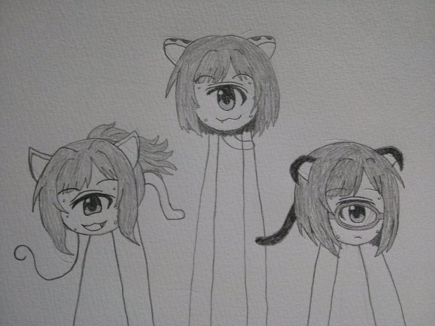 宇宙化猫タマ ミケ クロ ニコニコ静画 イラスト