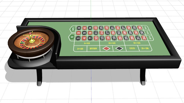 【MMD】ルーレットテーブル【配布】