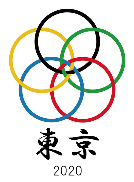 東京オリンピックのエンブレムを自作してみた
