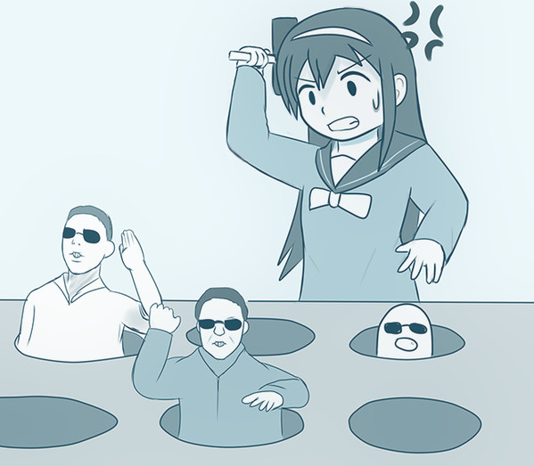 土竜叩き まぺり さんのイラスト ニコニコ静画 イラスト